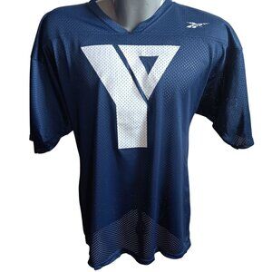 Men's Medium Vintage T-shirt Reebok YMCA Mesh Football Jersey #52 Team Uniform